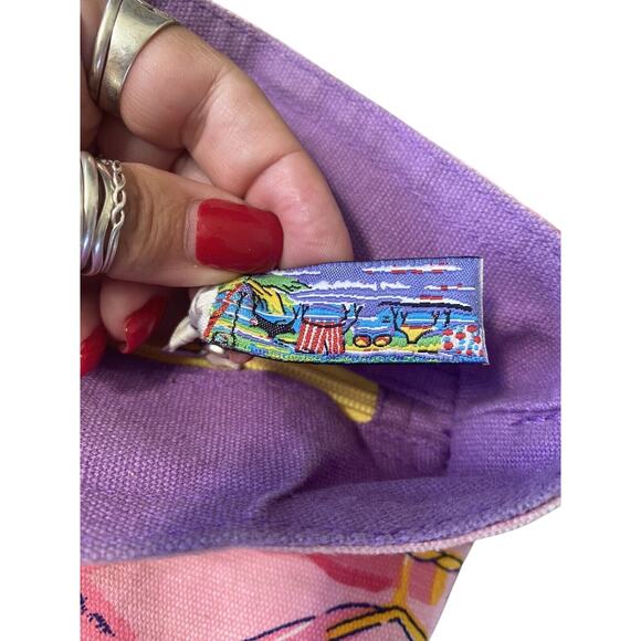 Anne Ormsby Quasby Beach Themed Tote Bag Hawaiian Shirt Novelty Canvas Large - Picture 12 of 12